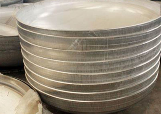 Dimension de la tête platée ASME Alliages de nickel Diamètre 500 mm