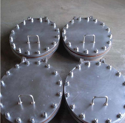 Ronde d'acier au carbone récipient sous pression personnalisé ASME VIII Div. 1 Flanche à pression filetée bouchon soudé