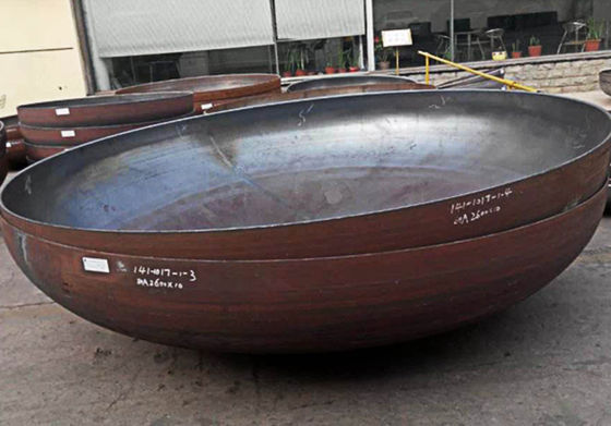 Hémisphère de tête sphérique forgée sur mesure pour l' extrémité de tête de réservoir