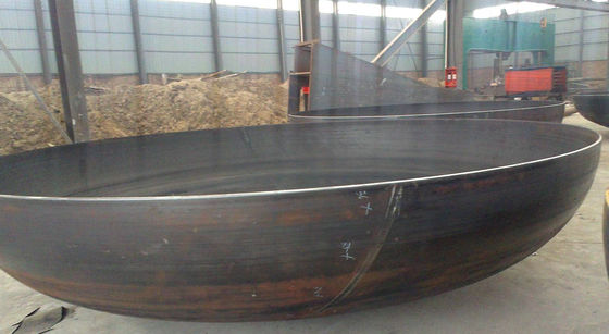 Têtes de chaudière sphériques Vessels sous pression en acier au carbone Têtes elliptiques