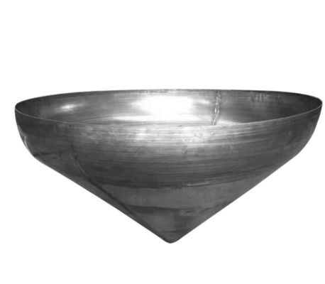 OEM Tête conique standard à plateau Cap conique à fond plat en acier au carbone