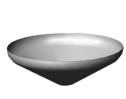 Tête conique en acier au carbone de 6 mm à 200 mm de diamètre extérieur Tête à fond plat