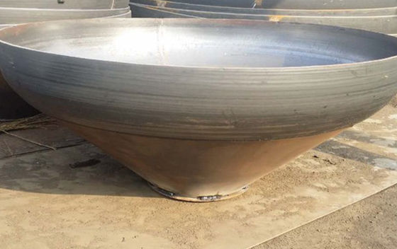 Tête conique en acier au carbone de 6 mm à 200 mm de diamètre extérieur Tête à fond plat