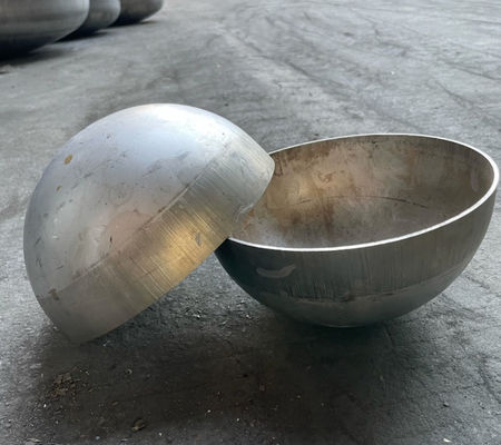 Vaisseau sous pression Dose hémisphérique Fin de la plaque de fer moulé demi-sphère Puits de feu