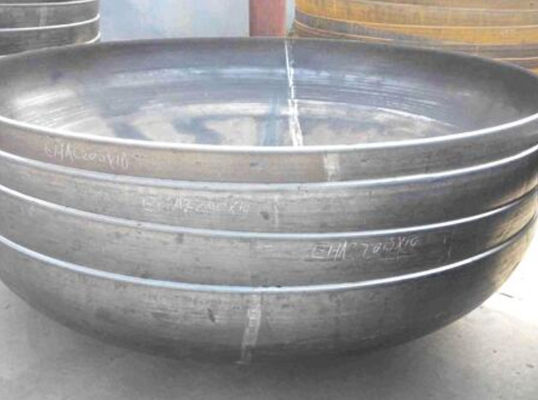 Tête de réservoir en alliage d'aluminium poli 89 mm Tête de réservoir à plat Industrie