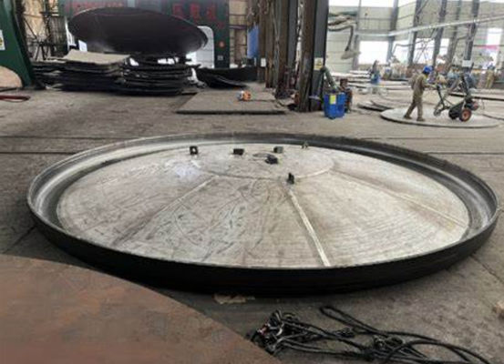 Tête plate recouverte de revêtement en acier doux Fin recouverte de revêtement sur mesure