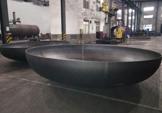 Q345R Tête hémisphérique en acier au carbone de 1000 mm de diamètre Têtes elliptiques